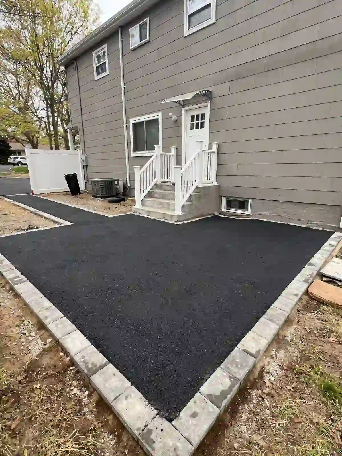 Finished asphalt paving project by All Pro Paving Service